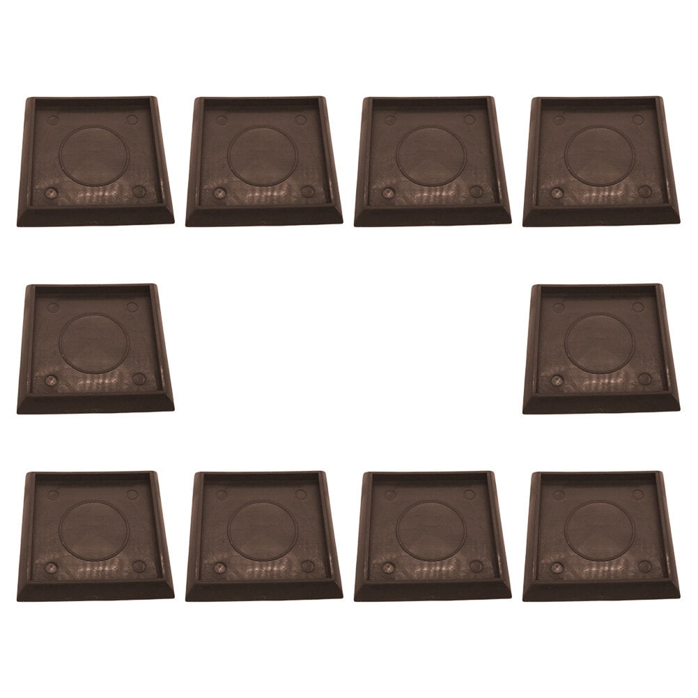 Caster Cups Non Skid Furniture Pads Rubber Floor Protector Leg Wheel