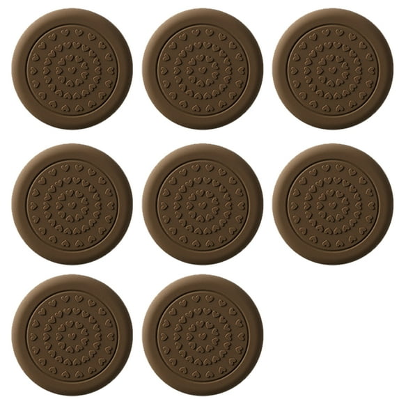 Caster Cups, Round Rubber Furniture Cups with Anti-Sliding Floor Grip, Non Skid Furniture Caster Cups Furniture Floor Protectors - style 3