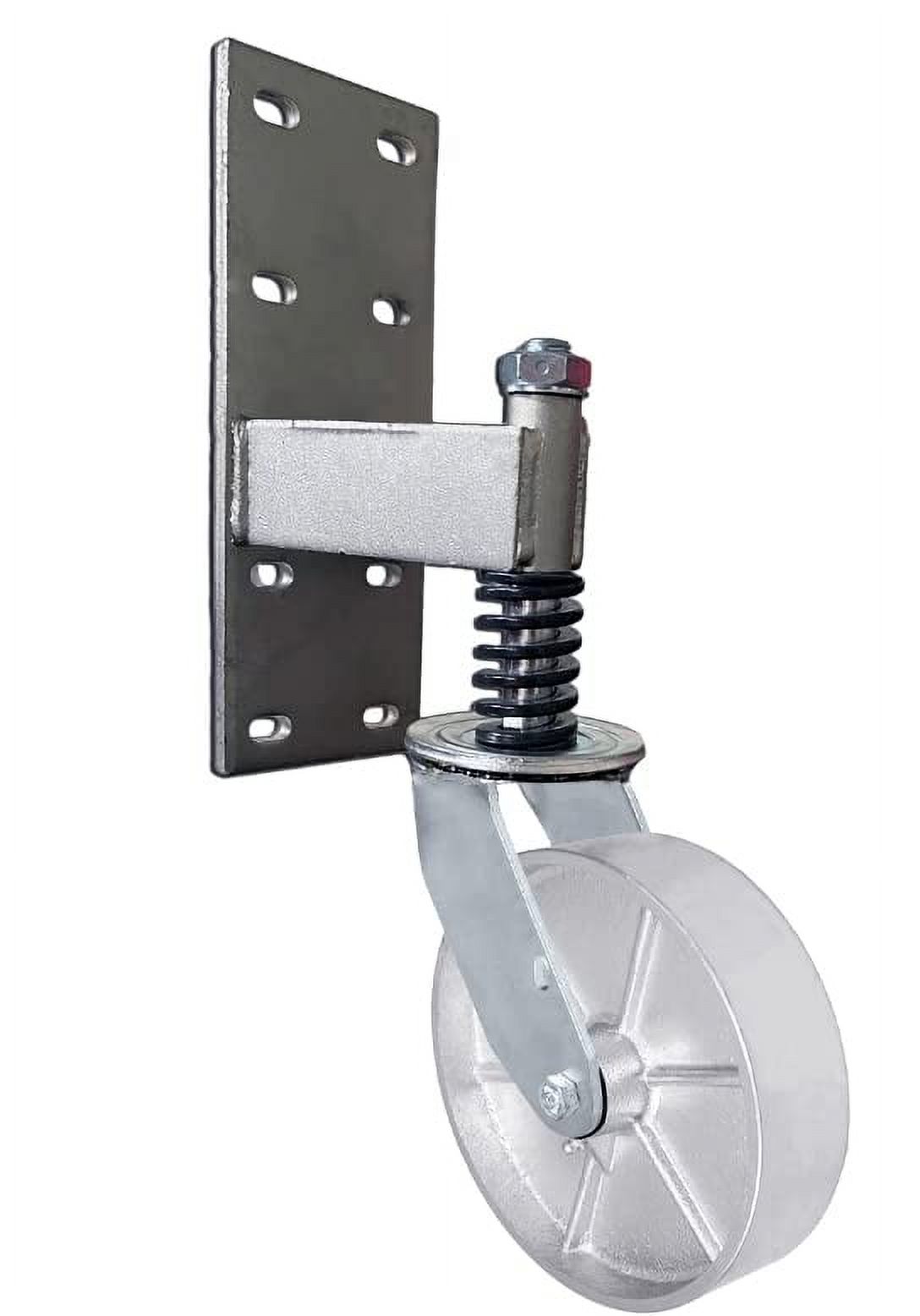 Caster HQ 8" Heavy Duty Spring Loaded Gate Caster (Steel)
