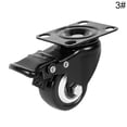 thumbnail image 1 of Caster Wheel, 1.5 Inches Mute Universal Directional Brake Caster Wheel Furniture Accessory, 1 of 7