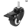 thumbnail image 1 of Caster Wheel, 1.5 Inches Mute Universal Directional Brake Caster Wheel Furniture Accessory, 1 of 8