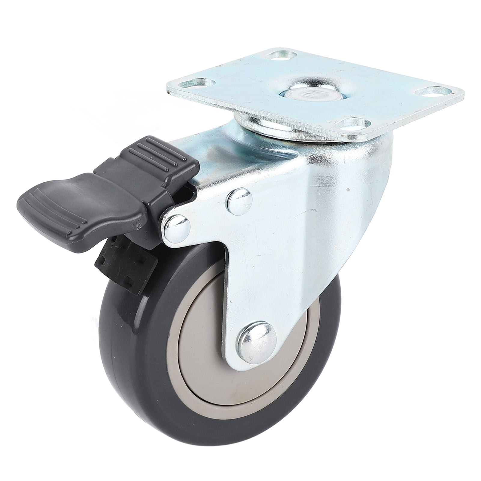 Caster Wheel Low Gravity Center 3 Inch PU Industrial Locking Caster for
