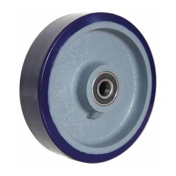 Caster Wheel,Polyurethane,8 in.,1200 lb. 4DB71