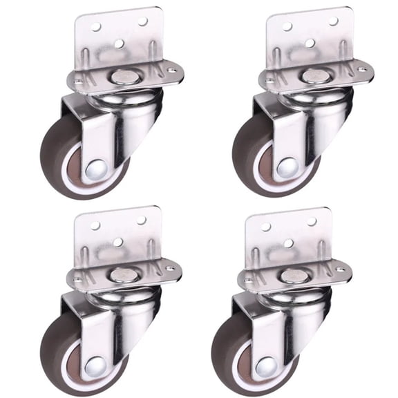 Caster Wheels 4pcs Furniture For Bed Universal Wheel 2inch Table Rotating Platform Chair Moving Small Castor For House Hardware ,Quiet and Smooth