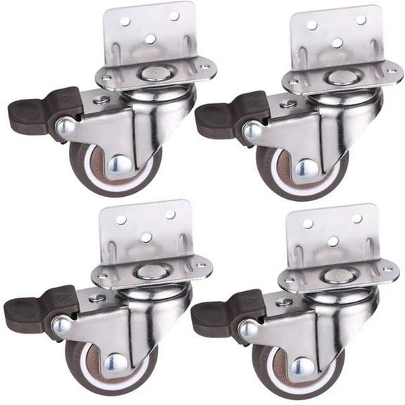 Caster Wheels 4pcs Furniture For Bed Universal Wheel 2inch Table Rotating Platform Chair Moving Small Castor For House Hardware ,Reliable