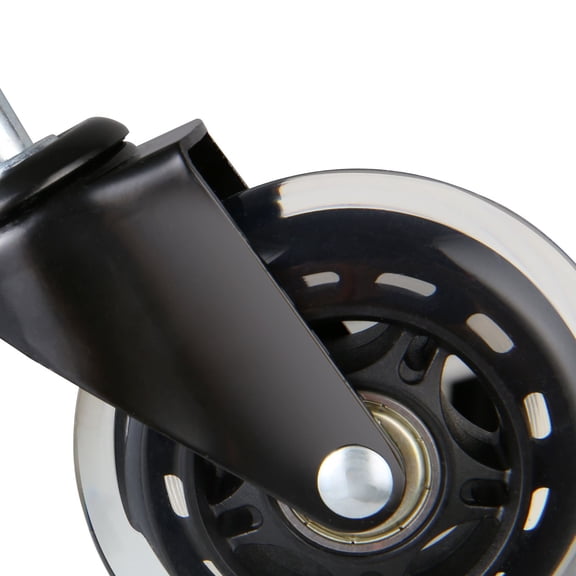 Caster Wheels 5-Pack, 360 Swivel with Dual Ball Bearings, Polyurethane One-Time Molded, 130 lbs Capacity, Universal Stem for Office Chair Replacement