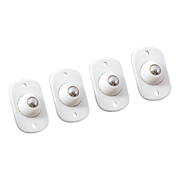 Caster Wheels, Self-Adhesive Swivel, 4 Pack Mini Furniture Moving Roller, 360 Degree Rotation Universal Wheels for Small Heavy Items Storage Box Cabinet Toy Bins Trash Can Bases No Drilling Installat