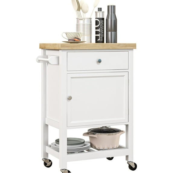 Caster Wheels for Movement | Kitchen cart that can be moved around effortlessly