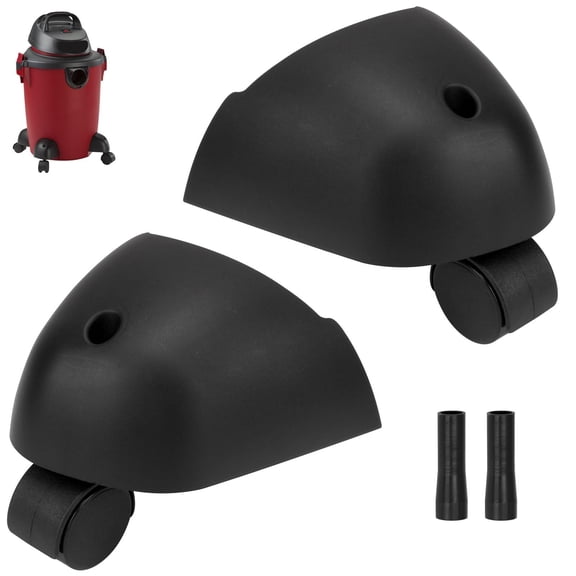 Caster Wheels with Foot Kit for Shop Vac and A&B Cleaner 2 Pack