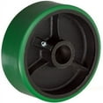 thumbnail image 1 of CasterHQ - 5" X 2" GREEN POLYURETHANE ON CAST IRON CORE - 1,100 LBS CAP - Replacement Caster Wheel, 1 of 9