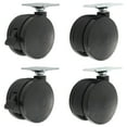 thumbnail image 1 of Casters For Height-Adjustable Table Bases, Black, 4/set | Bundle of 5 Sets, 1 of 5