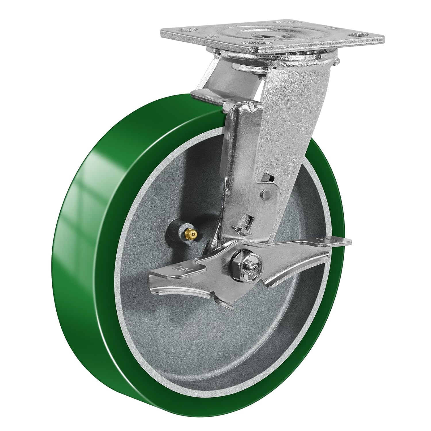 Casters Heavy Duty Casters,Polyurethane on Aluminum Casters Loading