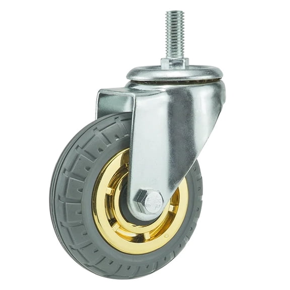 Casters Heavy Loads Rubber Swivel For Furniture Wheels Mover Noiseless Shelf Wheelbarrow Cart Hardwares Transporter Tire Trolley ,Reliable