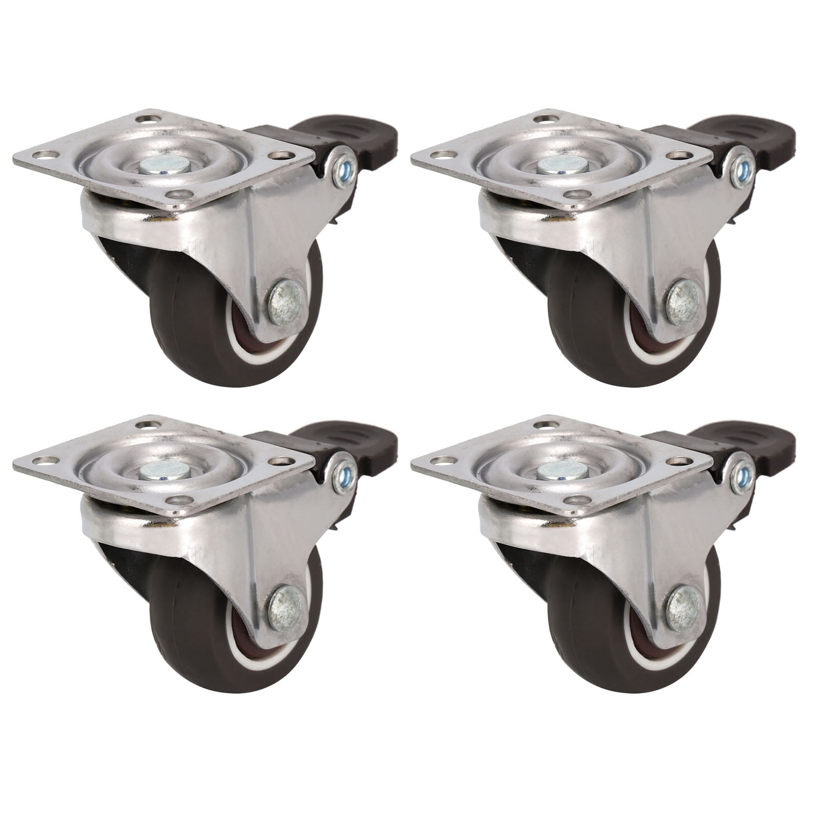 Casters Set Of 4 Low Noise Casters Wear Casters Wheels, For