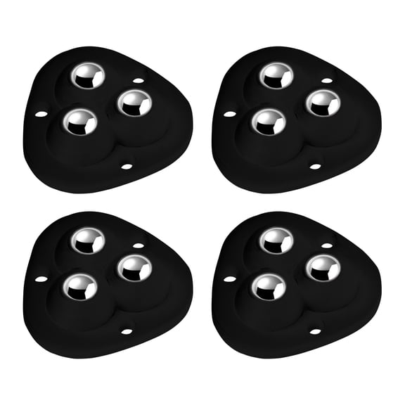 Casters Wheels Adhesive Wheels 360 Degree Rotatable Steel Bead Pulley Storage Box Roller