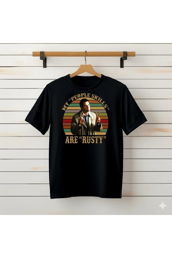Castiel Supernatural My People Skills are Rusty - Copy###TeaBagTeaHouse, Unsiex Shirt
