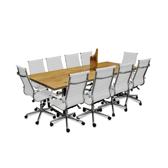 Castillo 11-Piece White Conference Set