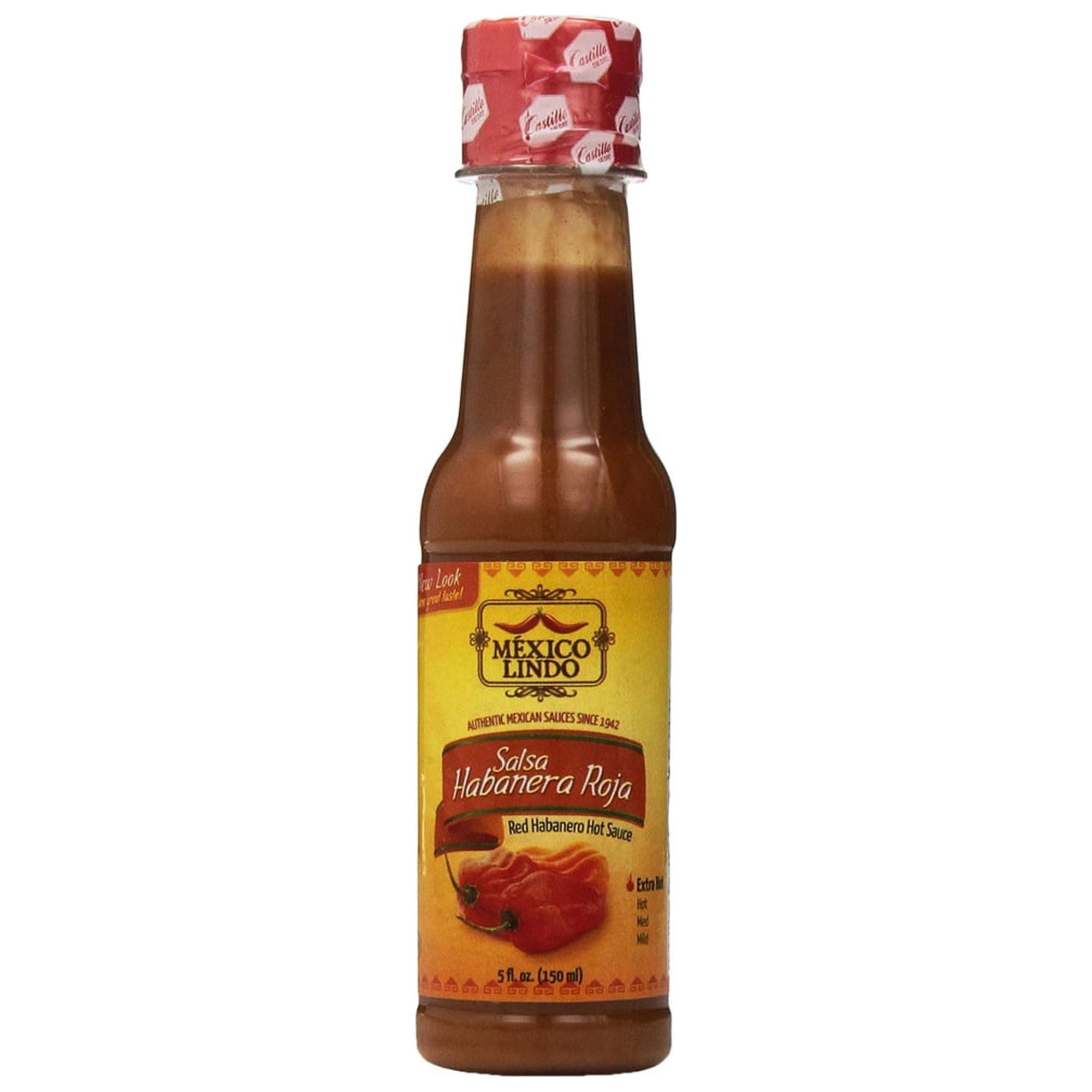 Castillo Habanero Hot Sauce Red, 5 oz (Pack of 10)