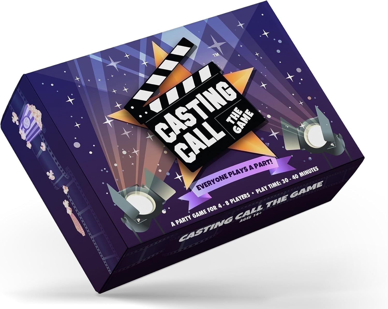 Casting Call Party Card Game – Improv & Acting Game for Teens & Adults, Ages 14+, 90 Cards