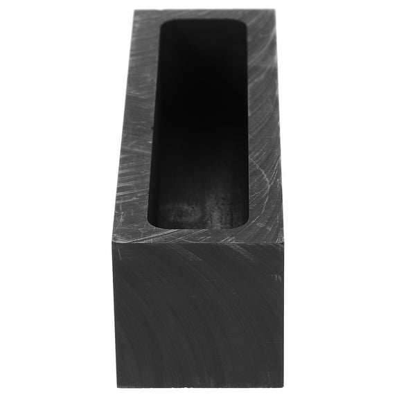 TABLZONE Black Graphite Mold for Metal Casting, High Density, Wear-Resistant, Laboratory Use