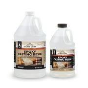 Casting Resin 1.5 Gallon Epoxy Kit Stone Coat Countertops DIY Epoxy Resin Kit for Woodworking, River Tables, and Filling Large Voids Up to 1 Inch Thick! Deep Pour Epoxy