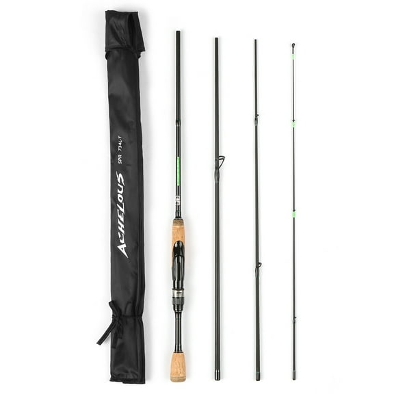 Casting Rod,Carbon Fiber 4 Portable Rod Carbon 4 Pieces Rod Carbon Fiber Pole Mewmewcat Pieces Rod Huiop Montloxs Rod Huiop Portable