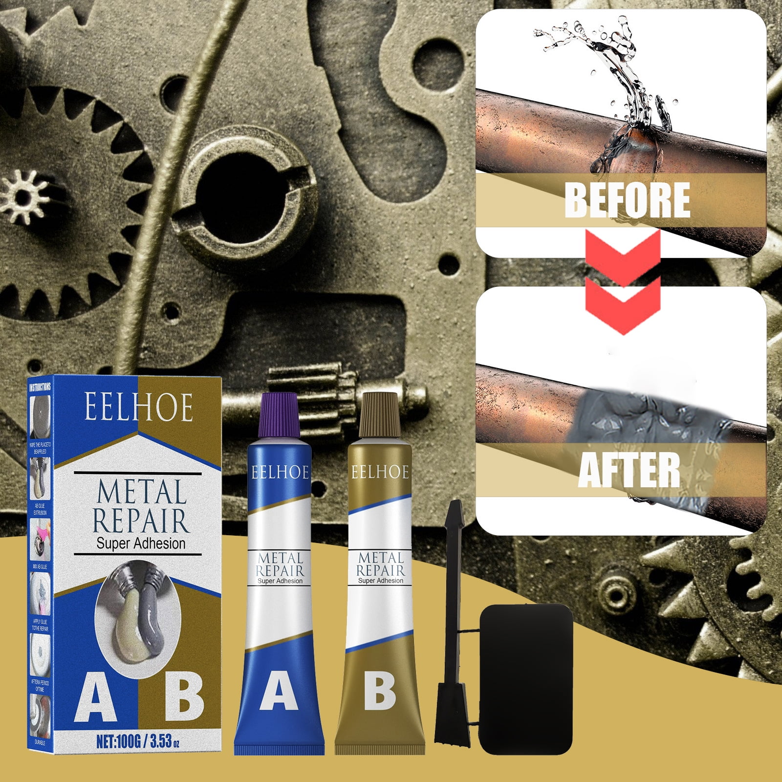 Casting glue Cast iron sealant defect repair casting glue waterproof