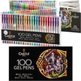 thumbnail image 1 of Castle Art Supplies 100 Gel Pens Set with Case for Adults Artists, 1 of 6