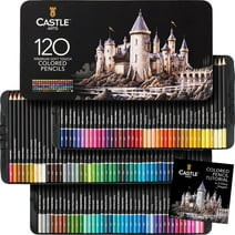 Castle Art Supplies 120 Colored Pencils Set