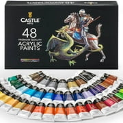 Castle Art Supplies 48 x 22ml Acrylic Paint Set All-inclusive Set 48 Pack