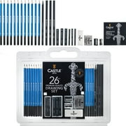 Castle Art Supplies Drawing and Sketching Pencil Art Set (26 Piece)