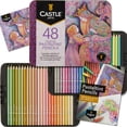thumbnail image 1 of Castle Art Supplies Pasteltint Tin Colored Pencils Set (48 Piece), 1 of 6