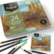 Castle Art Supplies Gold Standard 120 Coloring Pencils Tin Set 
