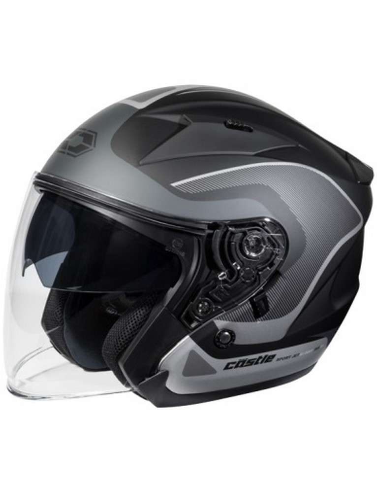 Castle Avenue SV Crossroad Open Face Helmet Silver MD