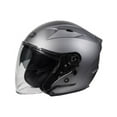 thumbnail image 1 of Castle Avenue SV Open Face Sunshield Motorcycle Helmet - Matte Titanium (L), 1 of 1