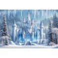 thumbnail image 1 of Castle Backdrops ss Birthday Party ration Background Custom Blue Fairy Photography Shooting Props, 1 of 8
