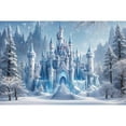 thumbnail image 1 of Castle Backdrops ss Birthday Party ration Background Custom Blue Fairy Photography Shooting Props, 1 of 8