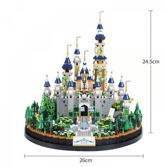 Castle Building Blocks Sets for Adults with 3600Pieces Micro Bricks, DIY Building Kit for Kids Ages 14+ Home Decor & Birthday Gifts