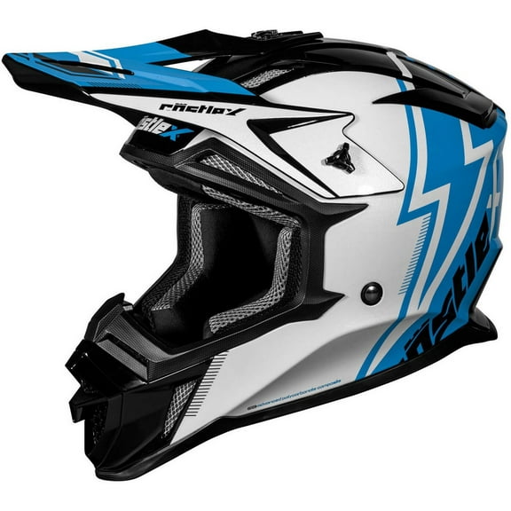 Castle CX200 Jolt MX Offroad Helmet Process Blue XXL