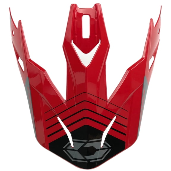 Castle CX200 Sector Visor/Peak Red