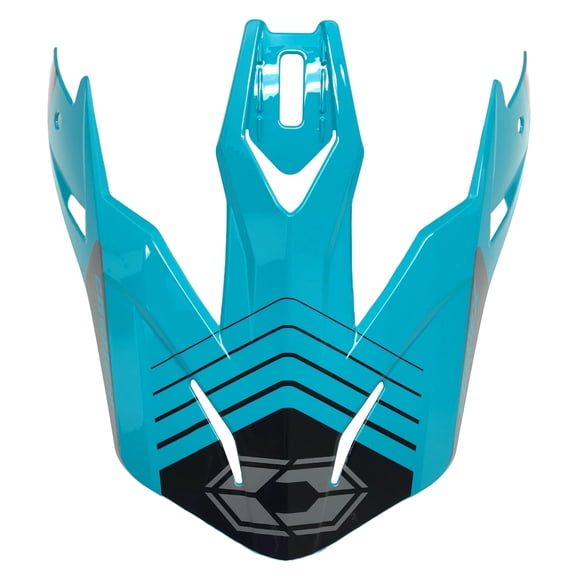 Castle CX200 Sector Helmet Visor/Peak Turquoise
