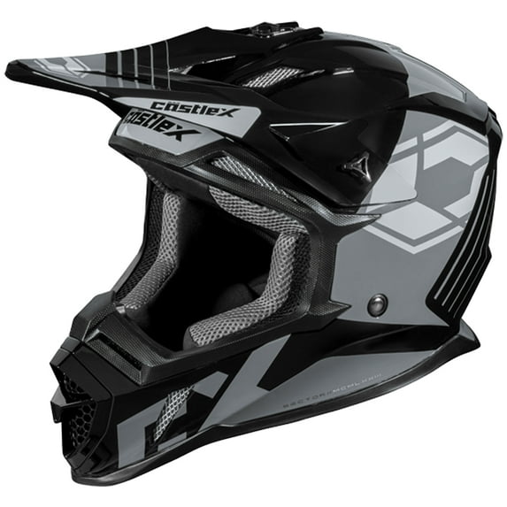 Castle CX200 Sector MX Offroad Helmet Black XXL