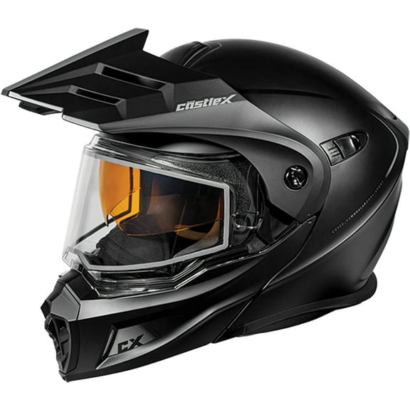 Castle CX950 V2 Modular Snow Helmet w/Dual Pane Shield Matte Black XL