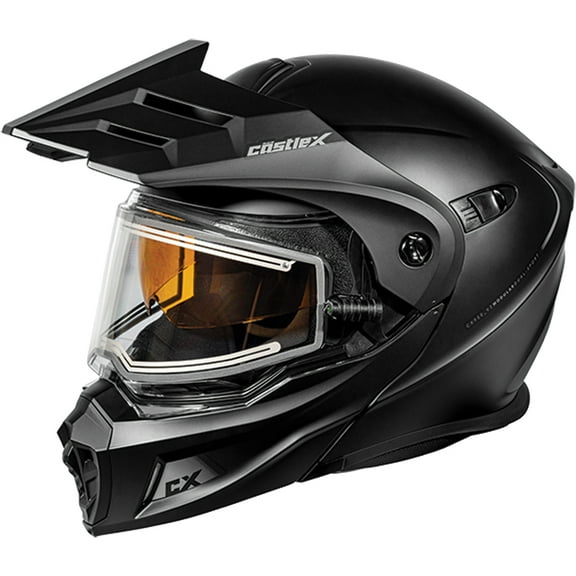Castle CX950 V2 Modular Snow Helmet w/Electric Shield Matte Black LG