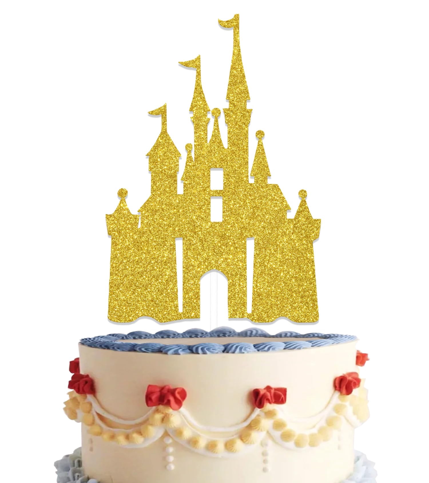 Castle Cake Topper Princess Cake Topper Castle Theme Birthday Party ...