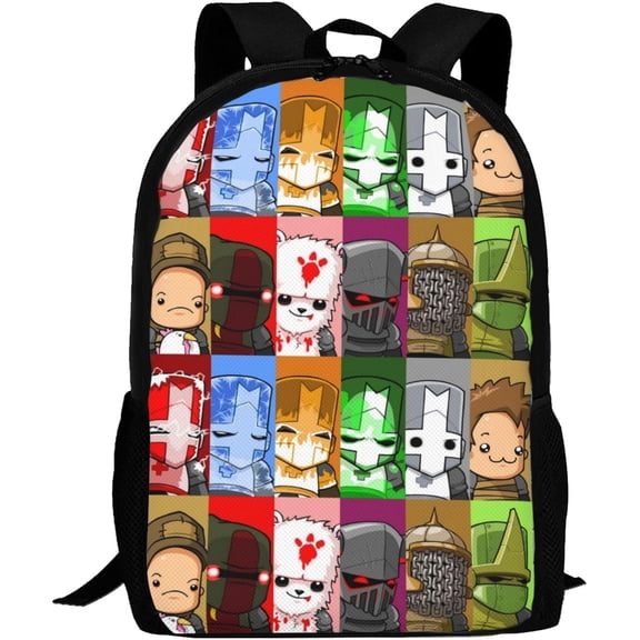 Castle Cartoon Crashers Backpacks Laptop Bag Unisex Anime High-capacity Double Shoulder Bag Daypack for Camping Travel School