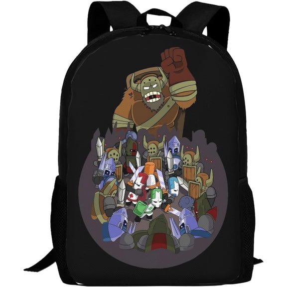 Castle Cartoon Crashers Backpacks Laptop Bag Unisex Anime High-capacity Double Shoulder Bag Daypack for Camping Travel School