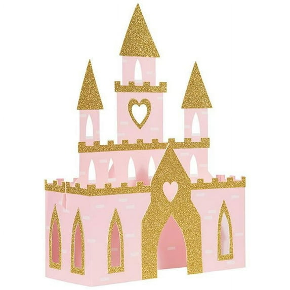 Castle Centerpiece With Glitter