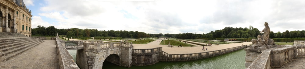 Castle Chateau De Vaux-le-Vicomte Maincy France Canvas Art - Panoramic Images (27 x 9)