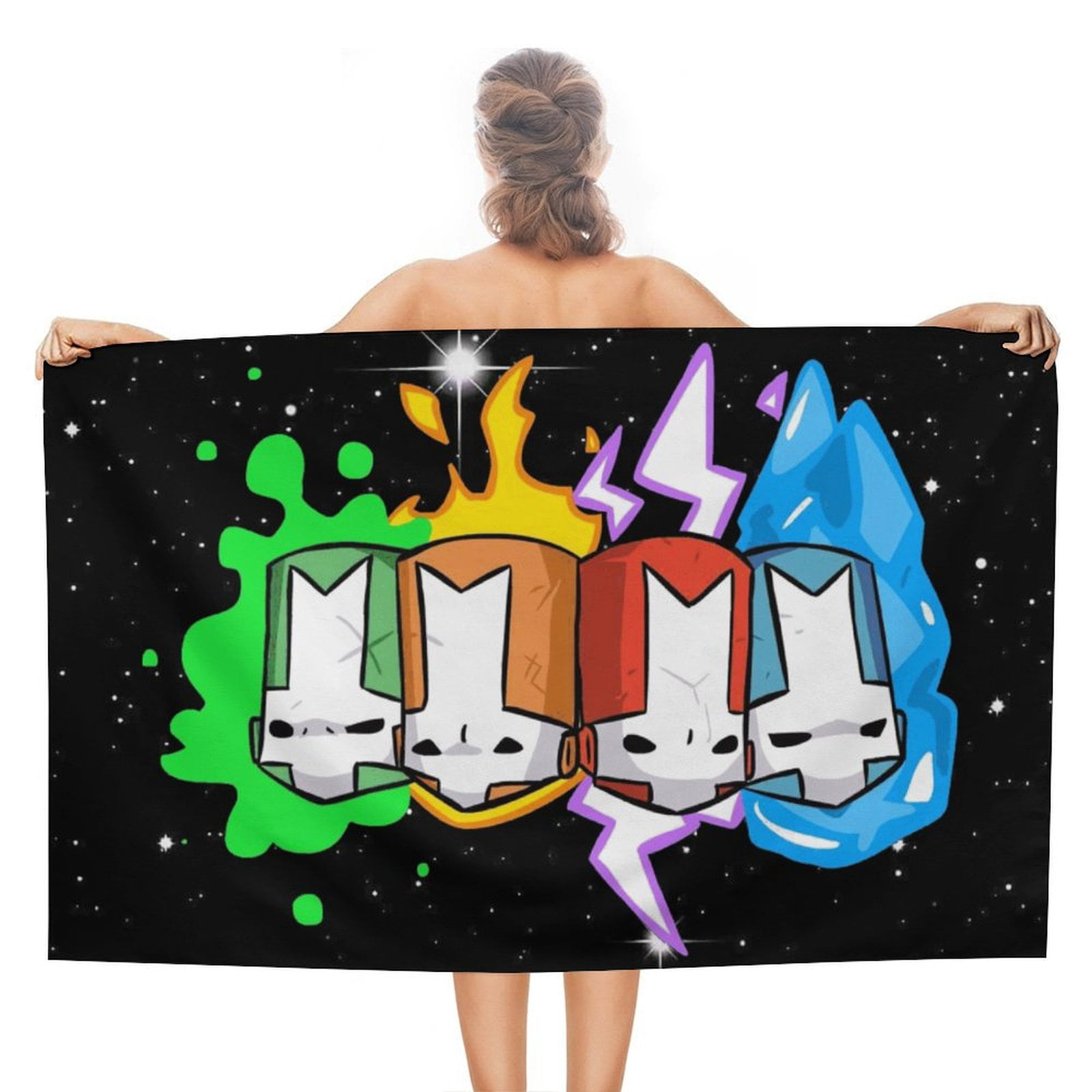 Castle Crashers Bath Throw Towel Quick Dry Towel for Swimmers Sand ...